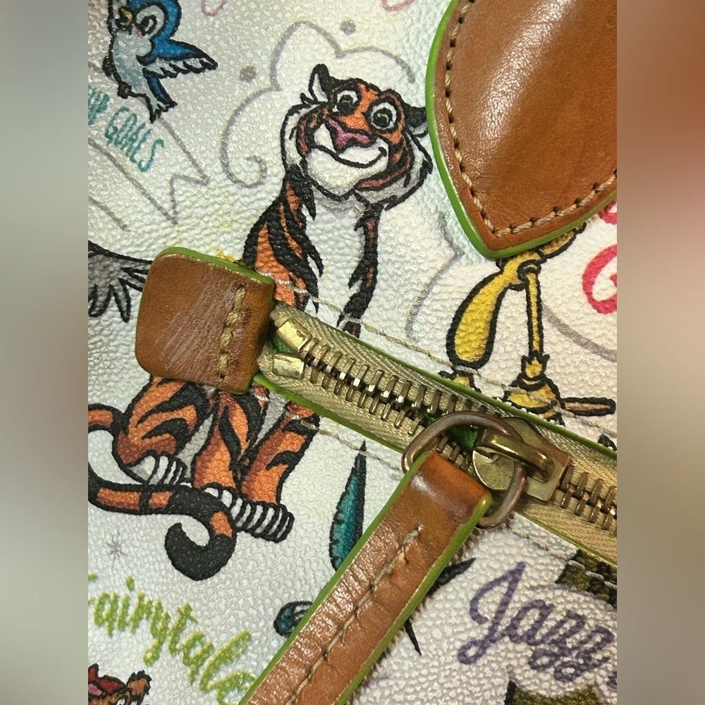 Disney x Dooney & Bourke Character Print Satchel | Leather Trim | Rare Print - Picture 13 of 16